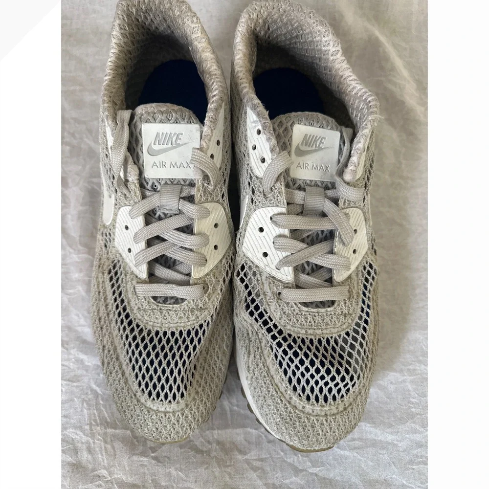 Nike Air Max 90 Better World Mesh Running Shoes Sneakers Gray Sz‎ 9.5 810170-001